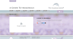 Desktop Screenshot of aguidetomemorials.tv